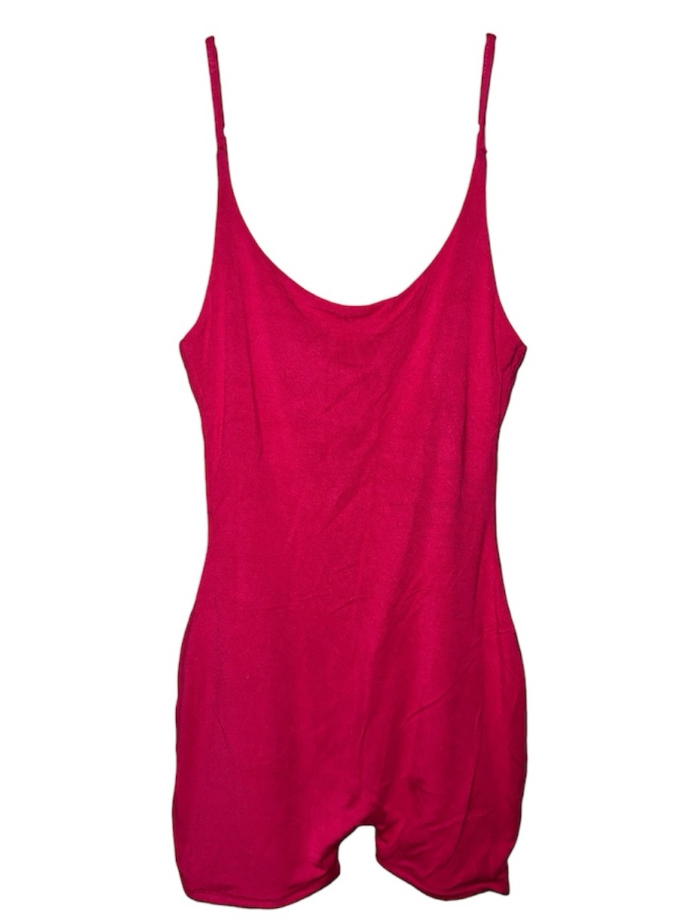 Women’s Hot Pink Sleeveless Romper